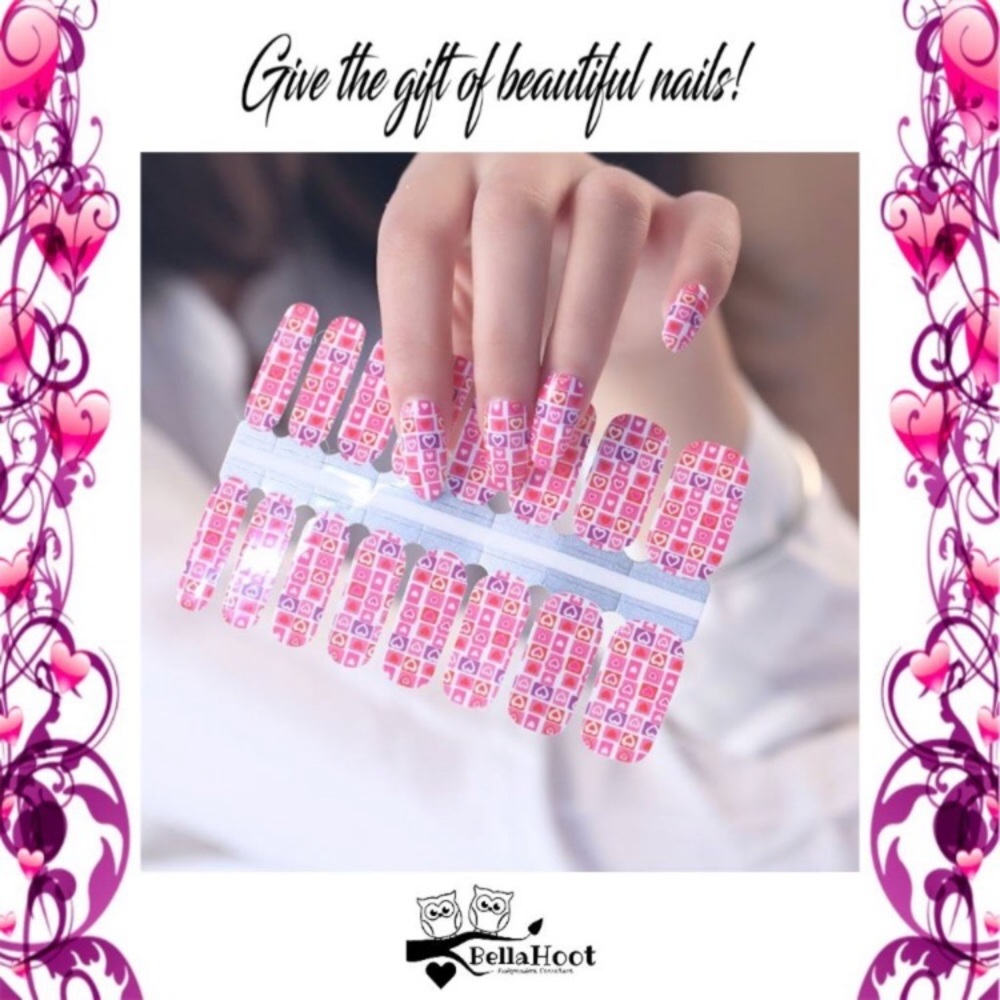Bella Hoot Nail Polish Strips 16 strips set BNIP NEW